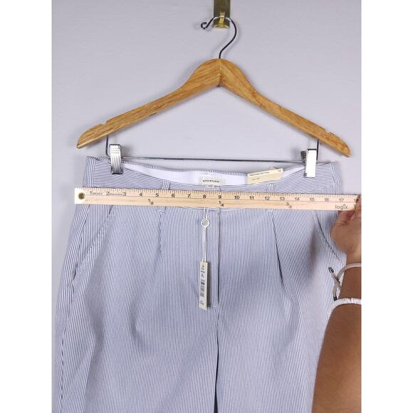 Max Studio Size XL Pinstripe Pull-On Trousers – Ankle Length Slim Fit, NWT - Picture 8 of 12